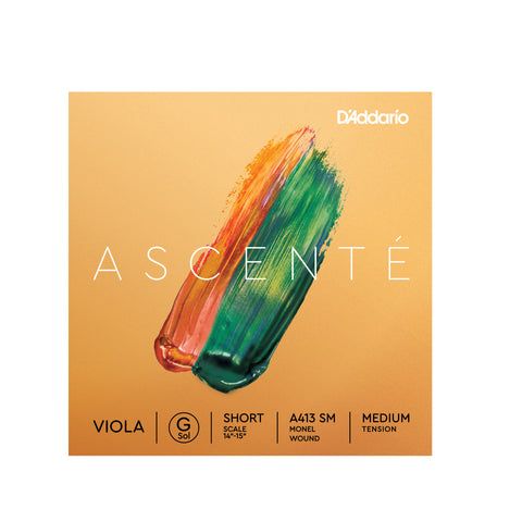 D'Addario Ascenté Viola D String, Short Scale, Medium Tension