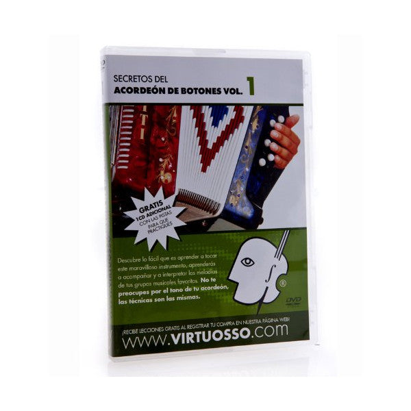 Virtuosso Curso De Acordeon De Botones DVD & CD Vol.1