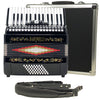 Baronelli 30 Key 48 Bass, 3 Switch Piano Accordion, With Staps, Case, Black