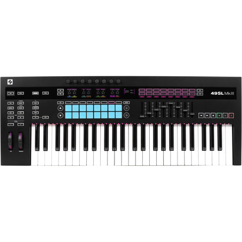 Novation 49SL MkIII Keyboard Controller with Semi-Weighted Keys