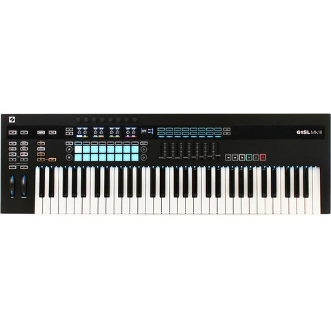 Novation 61SL MkIII Keyboard Controller with Semi-Weighted Keys