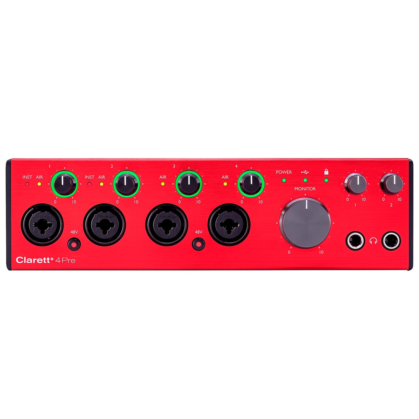 Focusrite Clarett+ 4Pre 18-in  8-Out USB Audio Interface