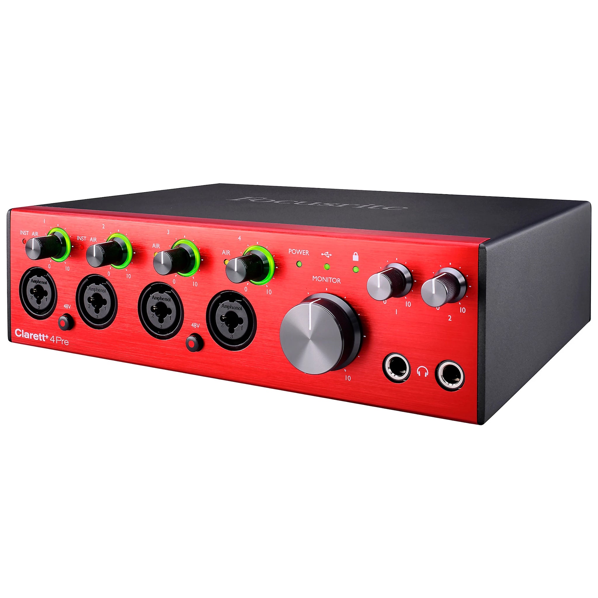 Focusrite Clarett+ 4Pre 18-in  8-Out USB Audio Interface