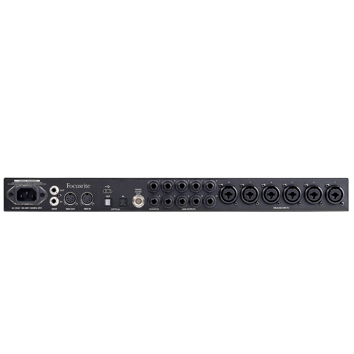 Focusrite Clarett+ 8Pre 18-in 20-Out USB Audio Interface
