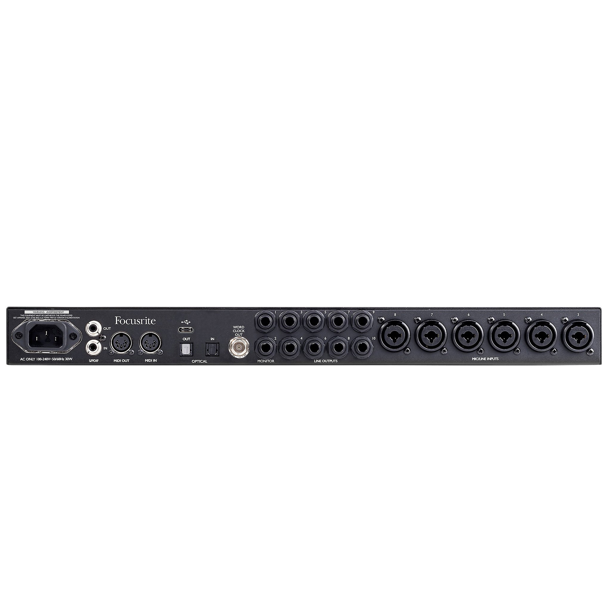 Focusrite Clarett+ 8Pre 18-in 20-Out USB Audio Interface