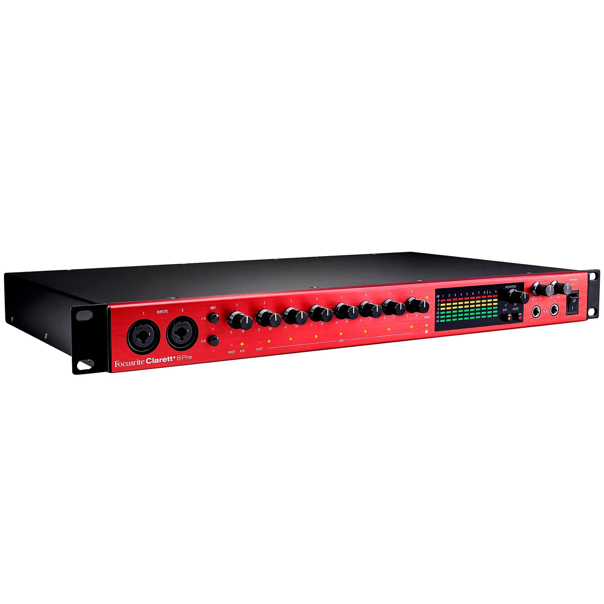 Focusrite Clarett+ 8Pre 18-in 20-Out USB Audio Interface