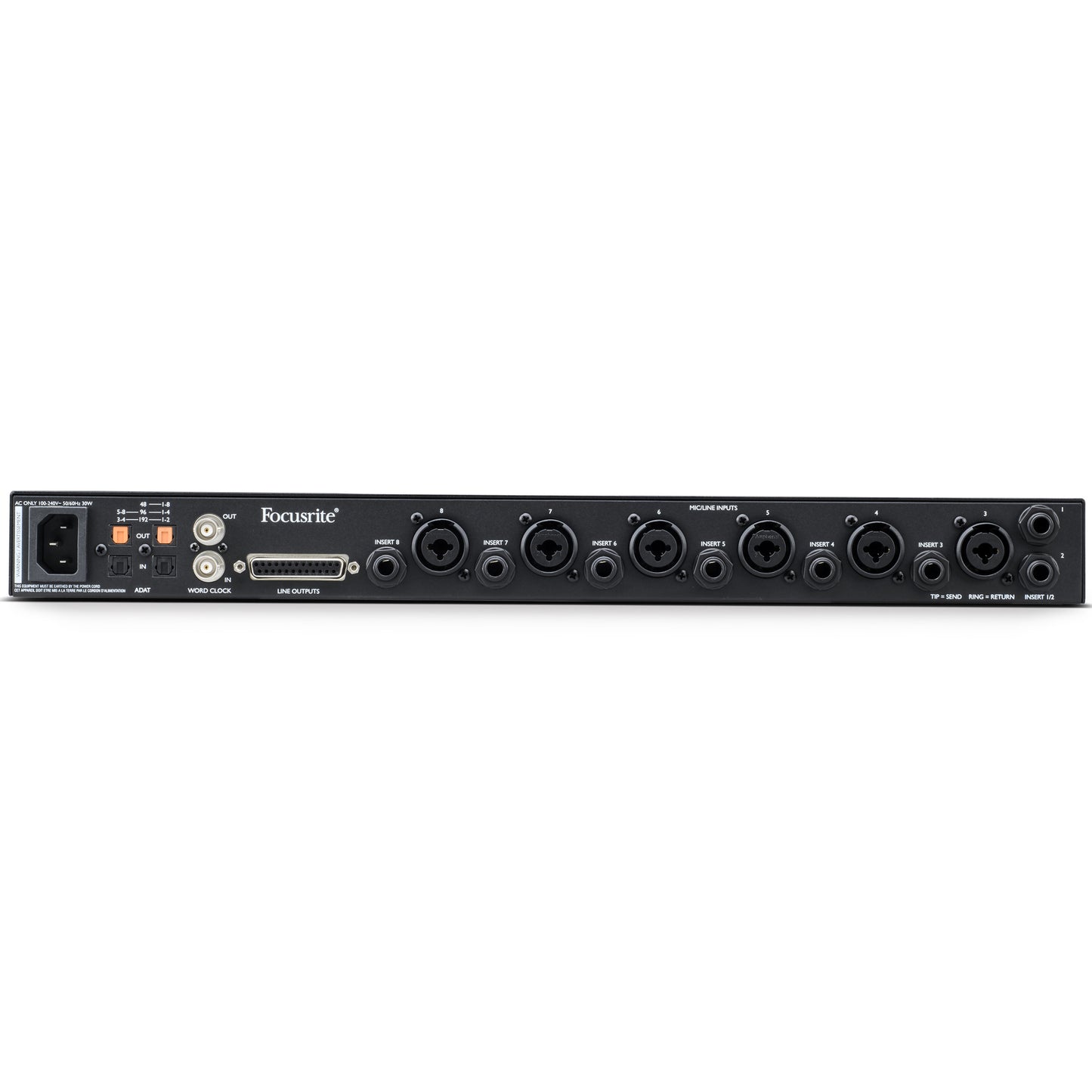 Focusrite Clarett+ OctoPre 8-Channel Mic Pre Expansion with ADAT and Analog I/O