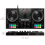 Hercules USB DJ controller with built-in audio interface, AMS-DJC-INPULSE-500