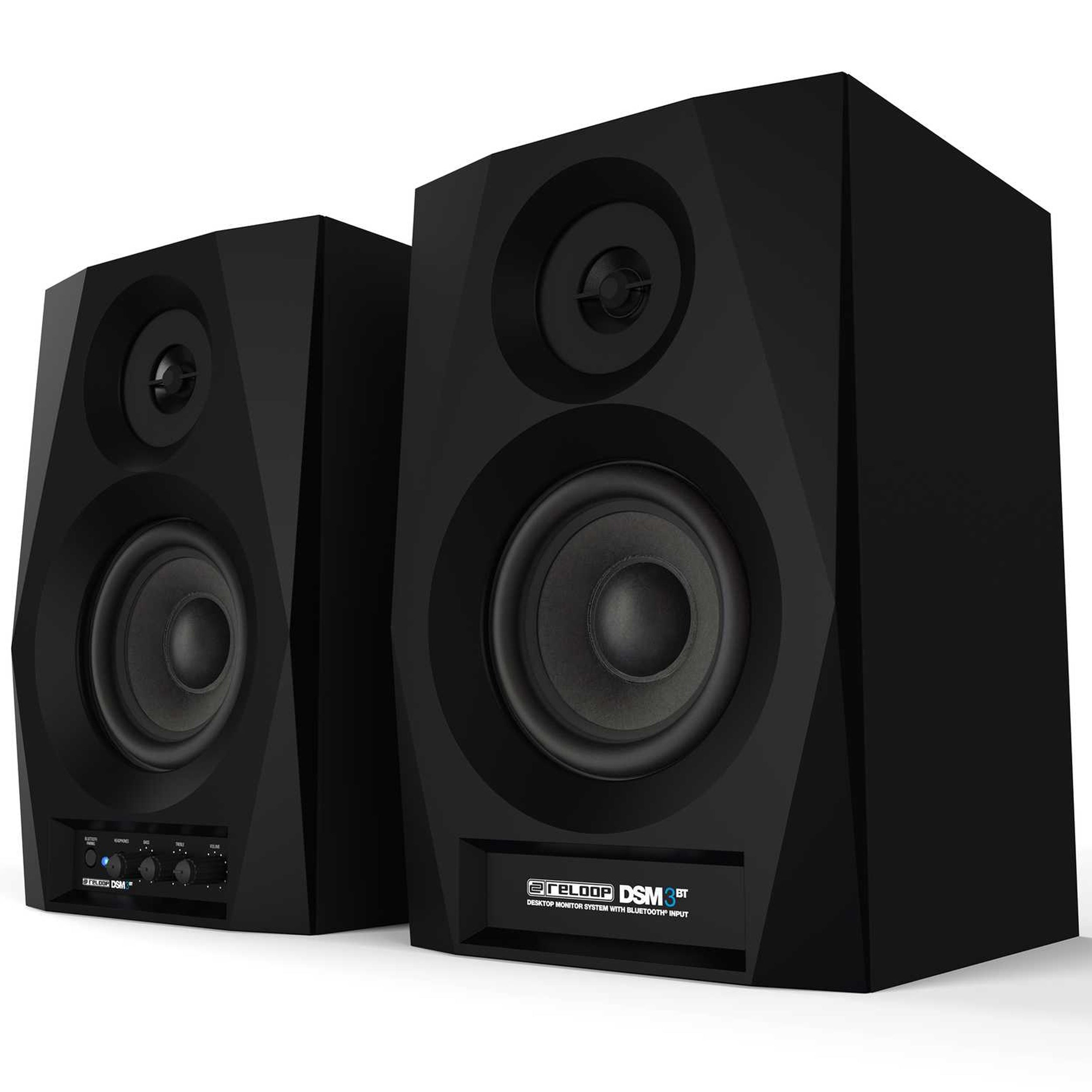 Reloop Smart DSM-3-BT Desktop Monitor System with Wireless Input ...