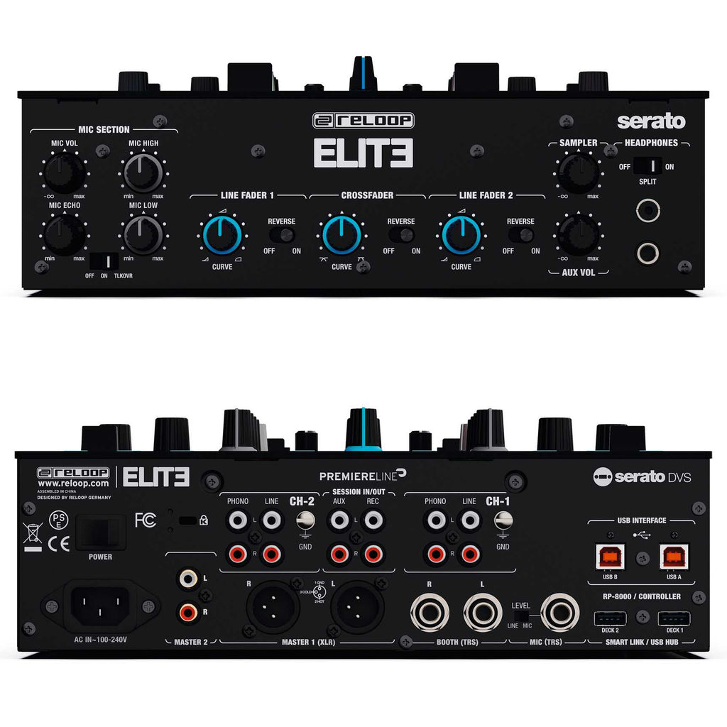 Reloop ELITE HighPerformance DVS Mixer for Serato