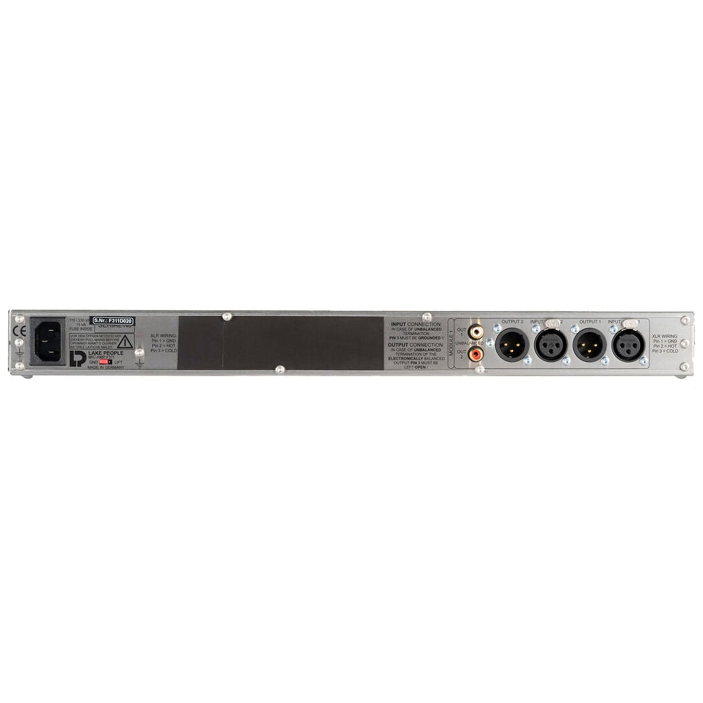 Lake People F311-D 2-Channel Microphone Preamplifier