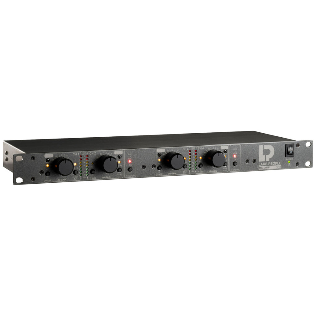 Lake People F311-Q 4-Channel Microphone Preamplifier