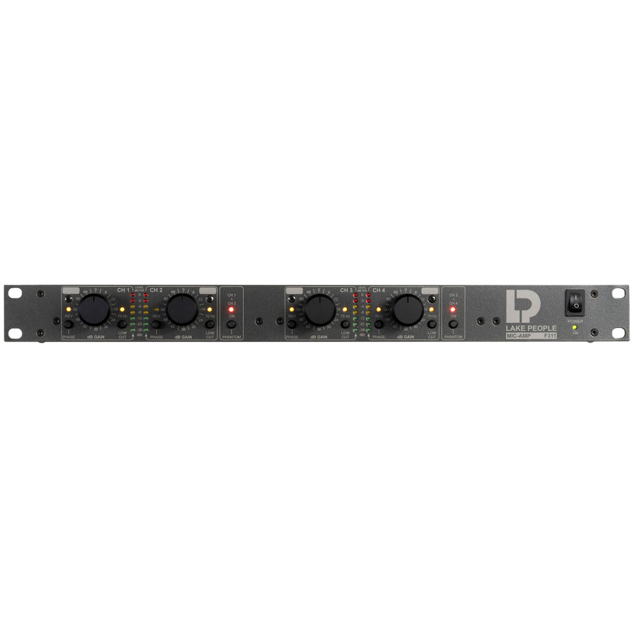 Lake People F311-Q 4-Channel Microphone Preamplifier