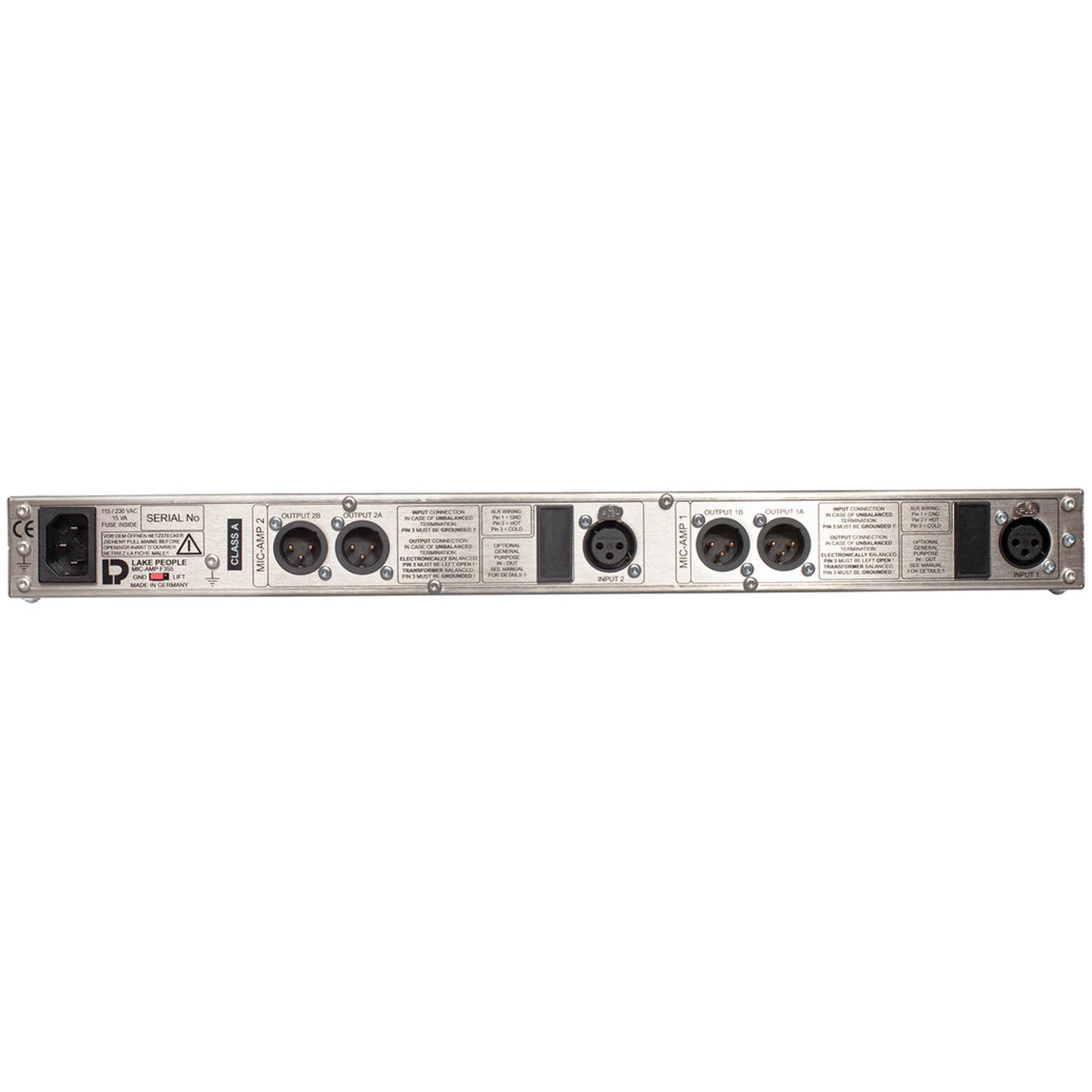 Lake People F355 2-Channel Microphone Preamplifier