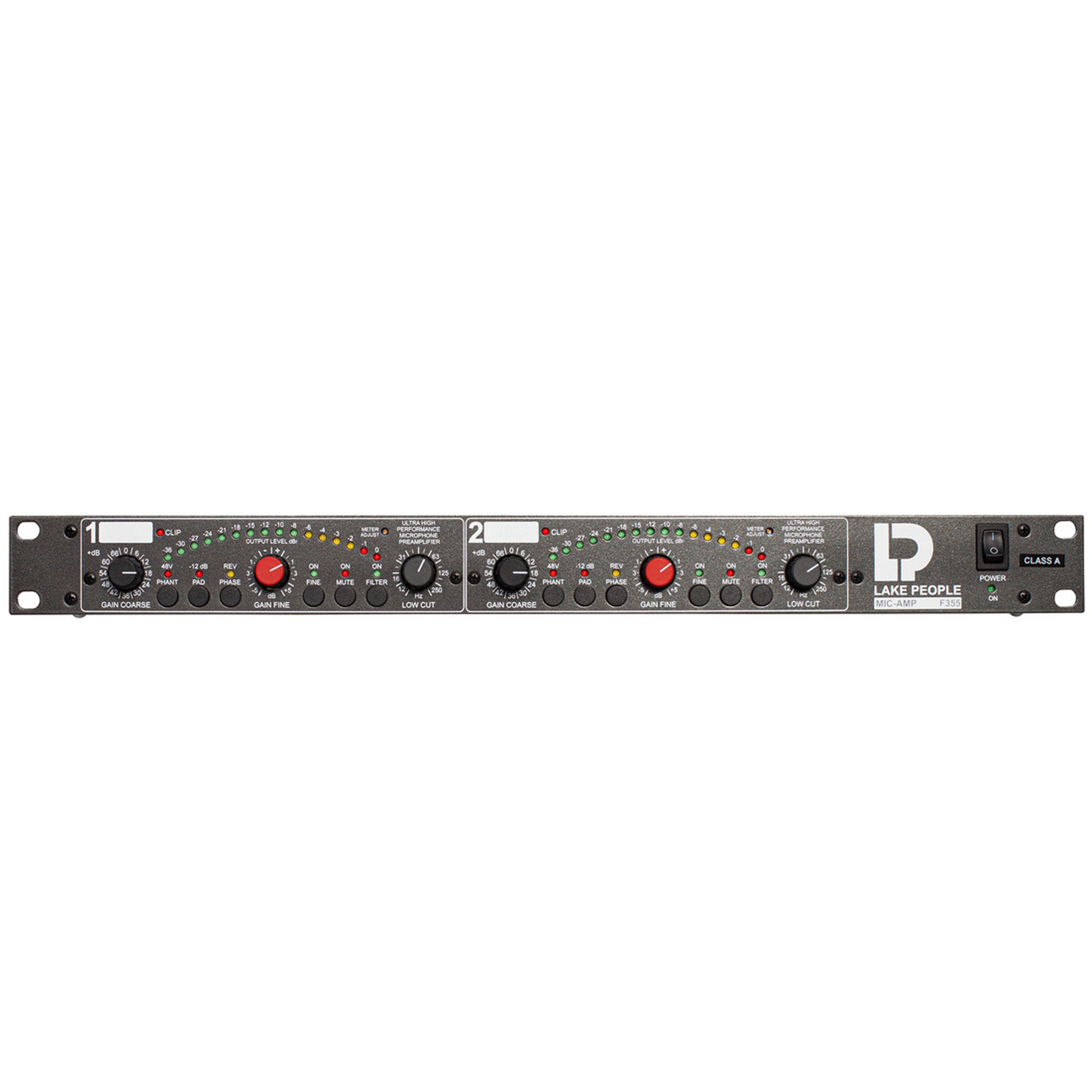 Lake People F355A 2-Channel Microphone Preamplifier Class-A Inputs