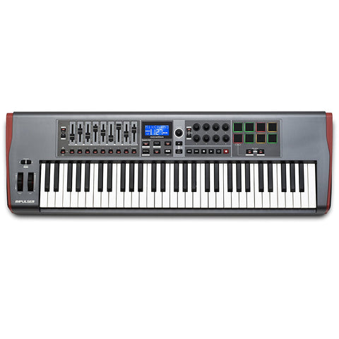 Novation Impulse 61 USB Midi Controller Keyboard, 61 Keys