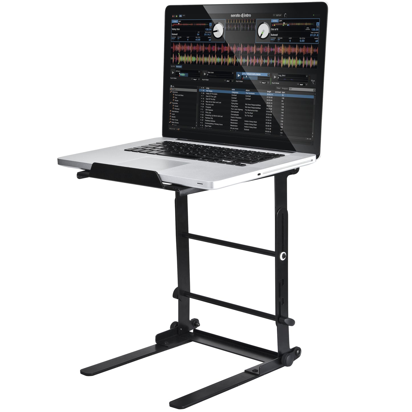 Reloop LAPTOP-STAND-FLEX-V2 Laptop Stand Flex V.2, Black