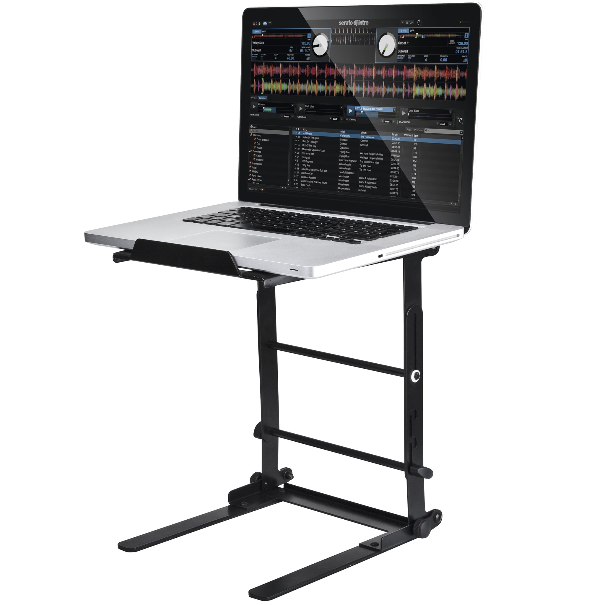 Reloop LAPTOP-STAND-FLEX-V2 Laptop Stand Flex V.2, Black