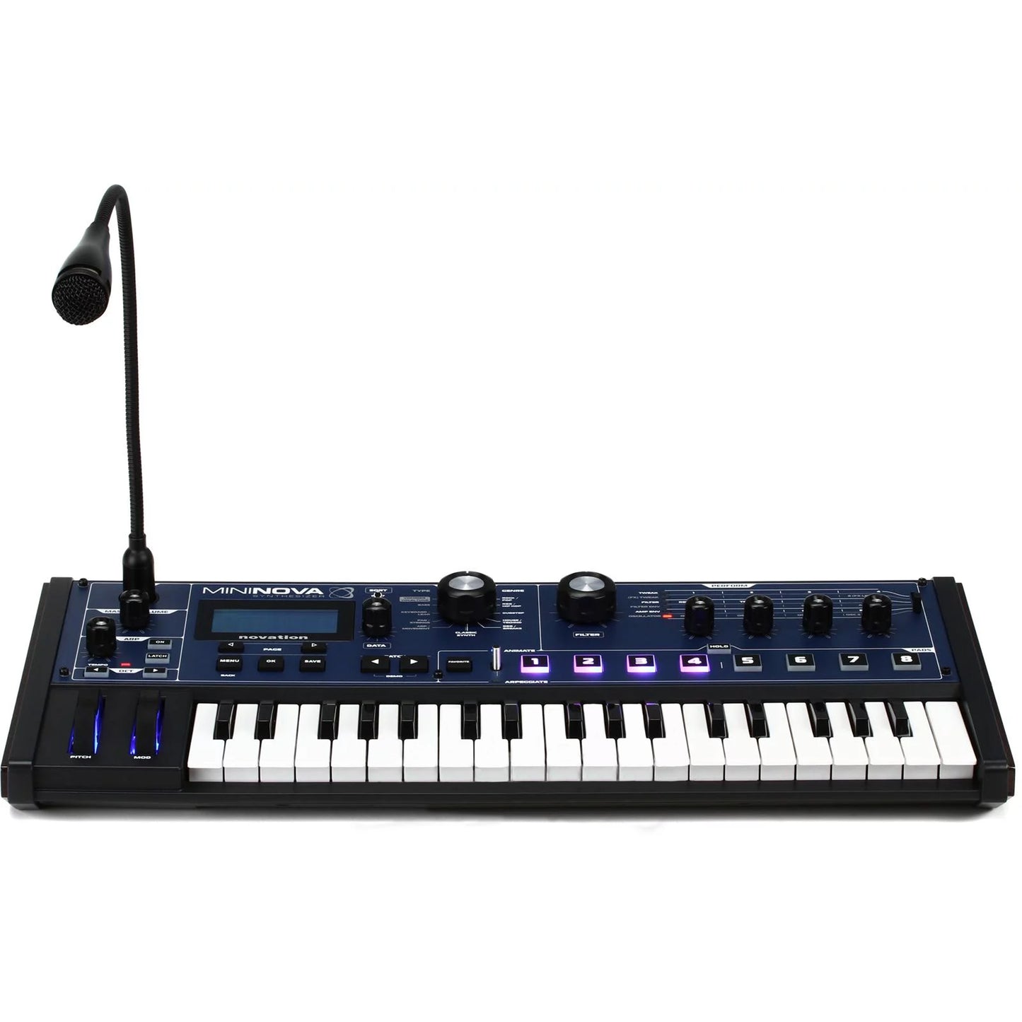 Novation MiniNova 37-Key Synthesizer with Vocoder