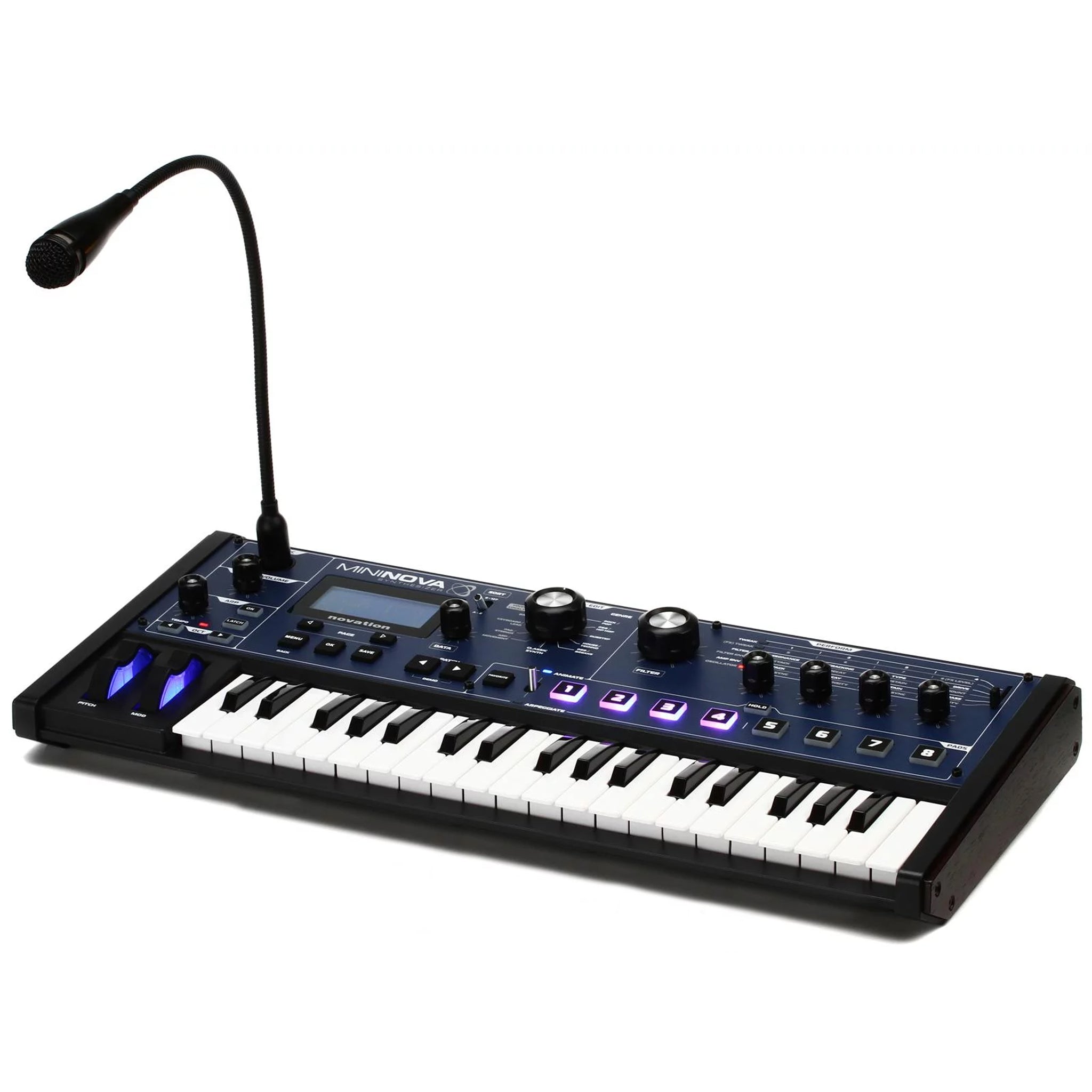 Novation MiniNova 37-Key Synthesizer with Vocoder