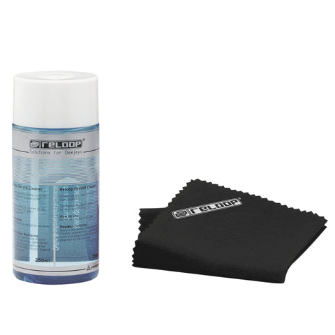 Reloop REC-CLEANER Record CD Cleaning fluid and Cloth