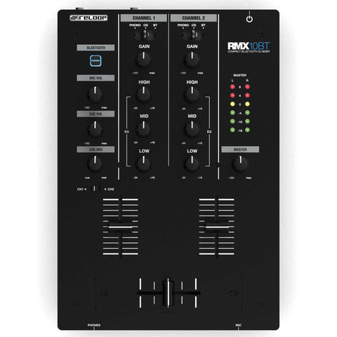 Reloop RMX-10-BT Compact Bluetooth DJ Mixer