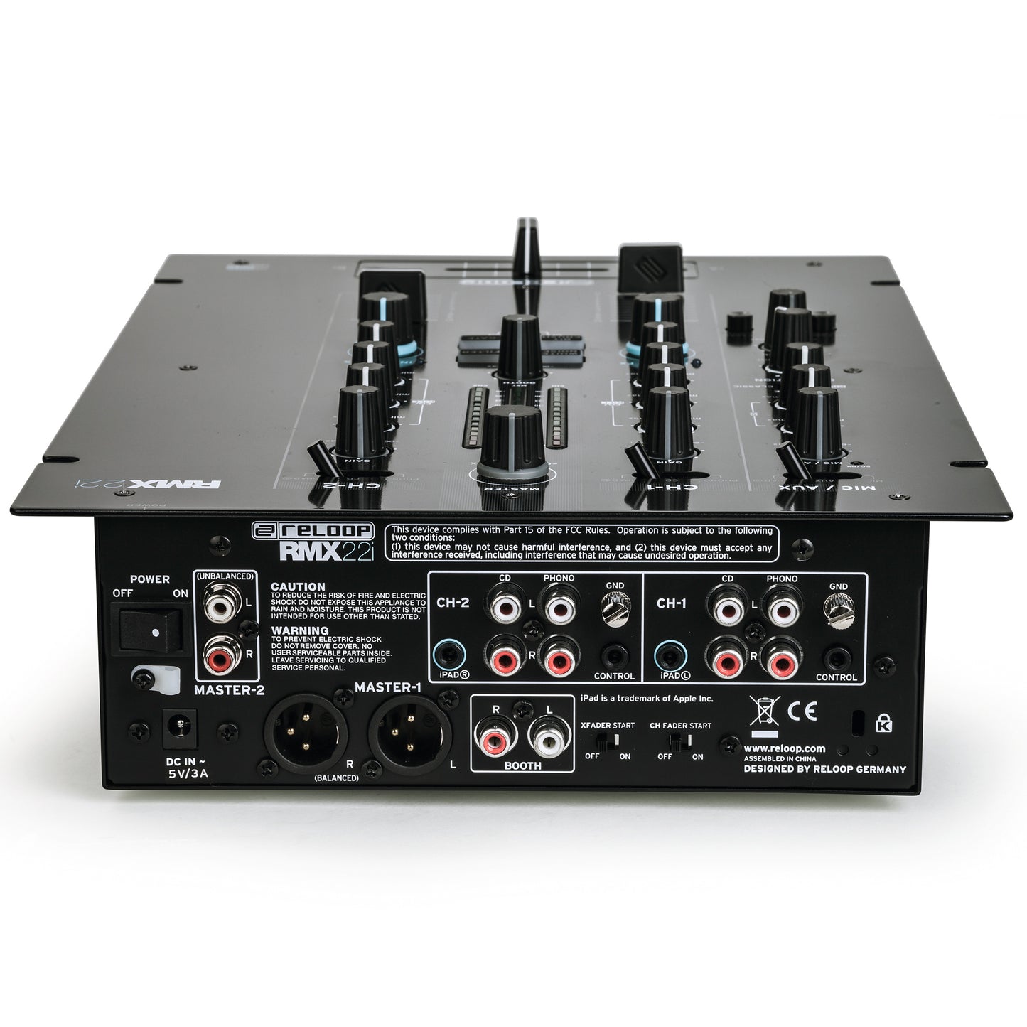 Reloop RMX-22I 2 + 1 Channel Digital Club Mixer with FX and iPad Connection