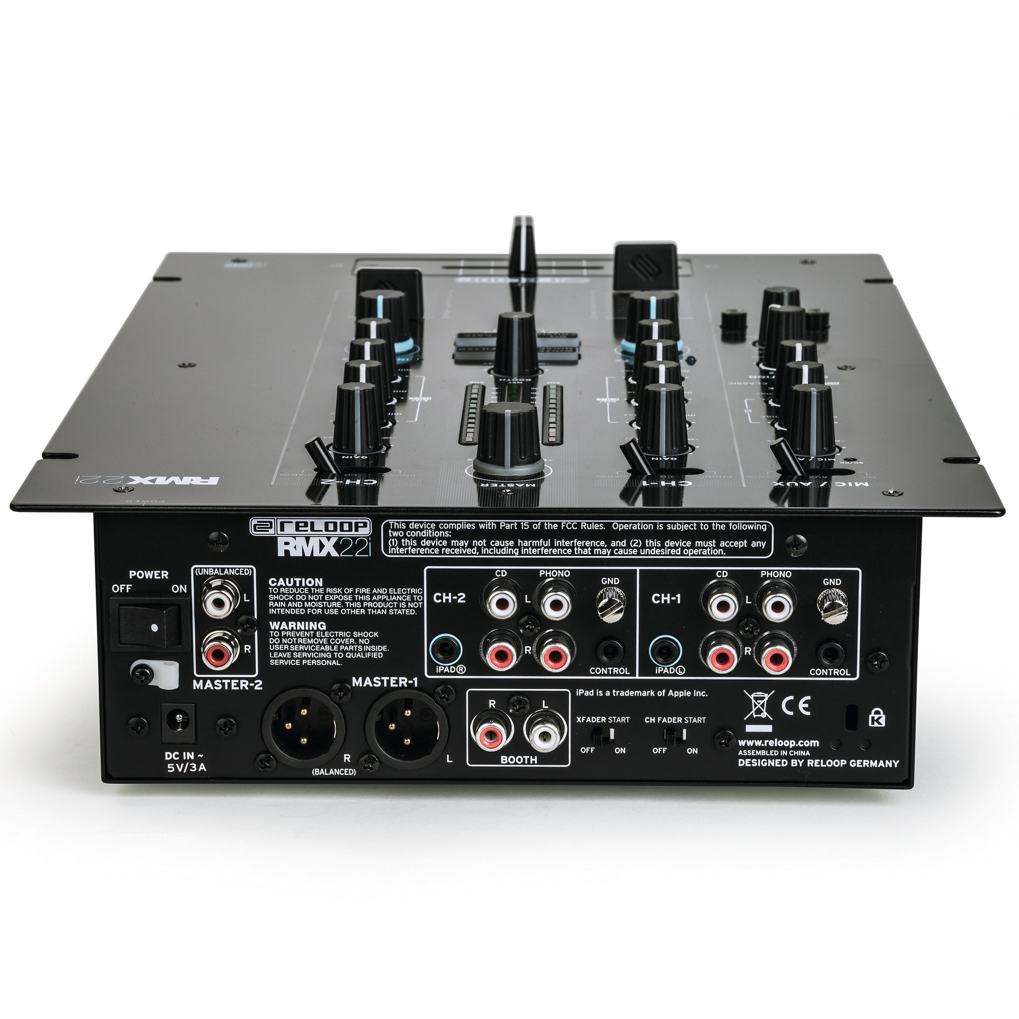 Reloop RMX-22I 2 + 1 Channel Digital Club Mixer with FX and iPad Connection