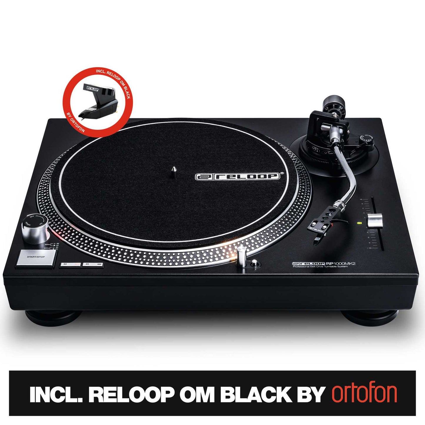 Reloop RP-1000-MK2 Professional Belt Drive Turntable System