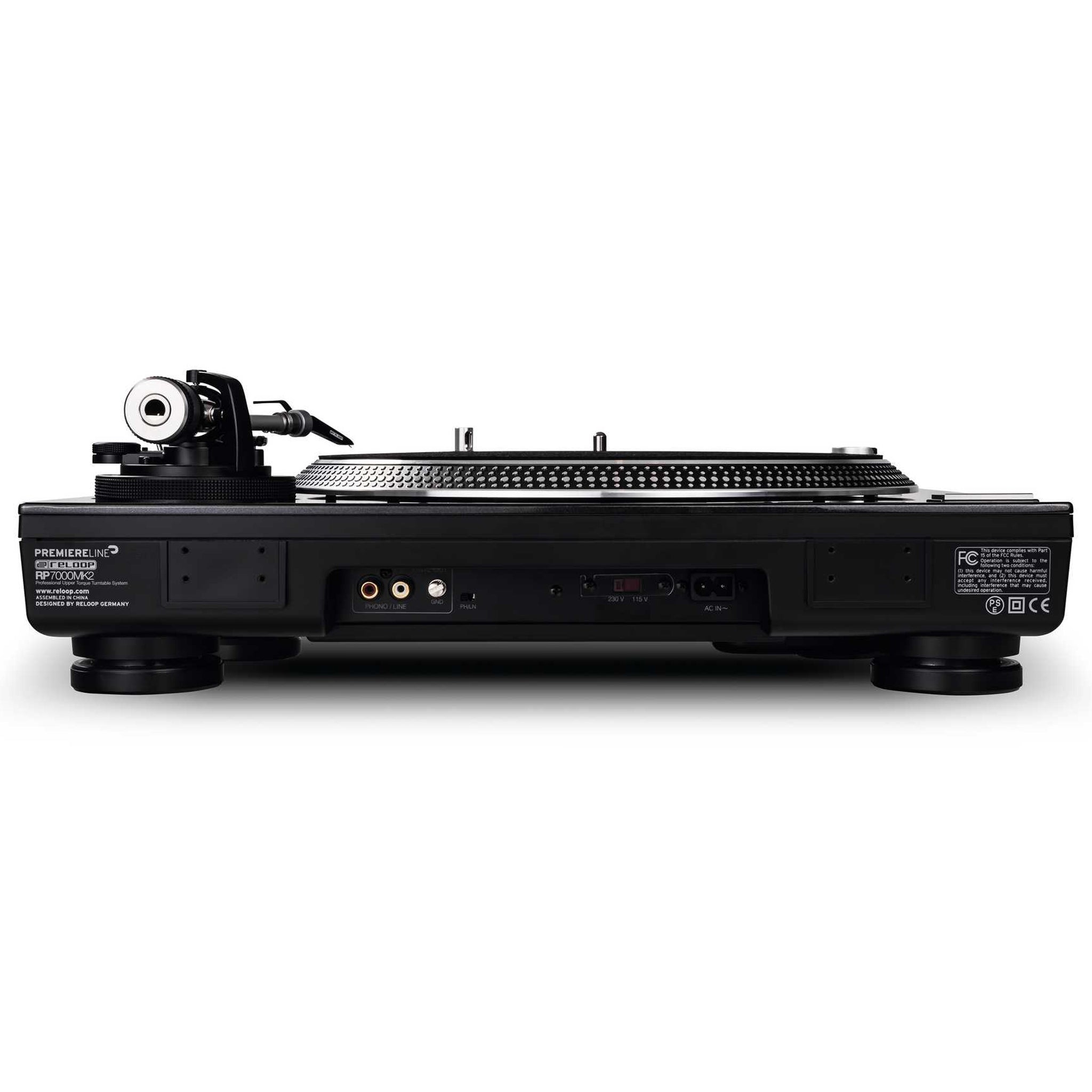 Reloop RP-7000-MK2 Direct Drive DJ Turntable Black
