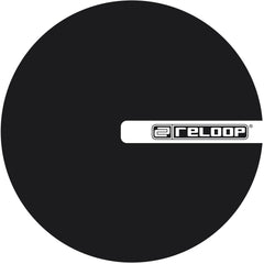 Reloop LIPMAT-RELOOP Slipmat for DJ Turntablism, Black with Logo