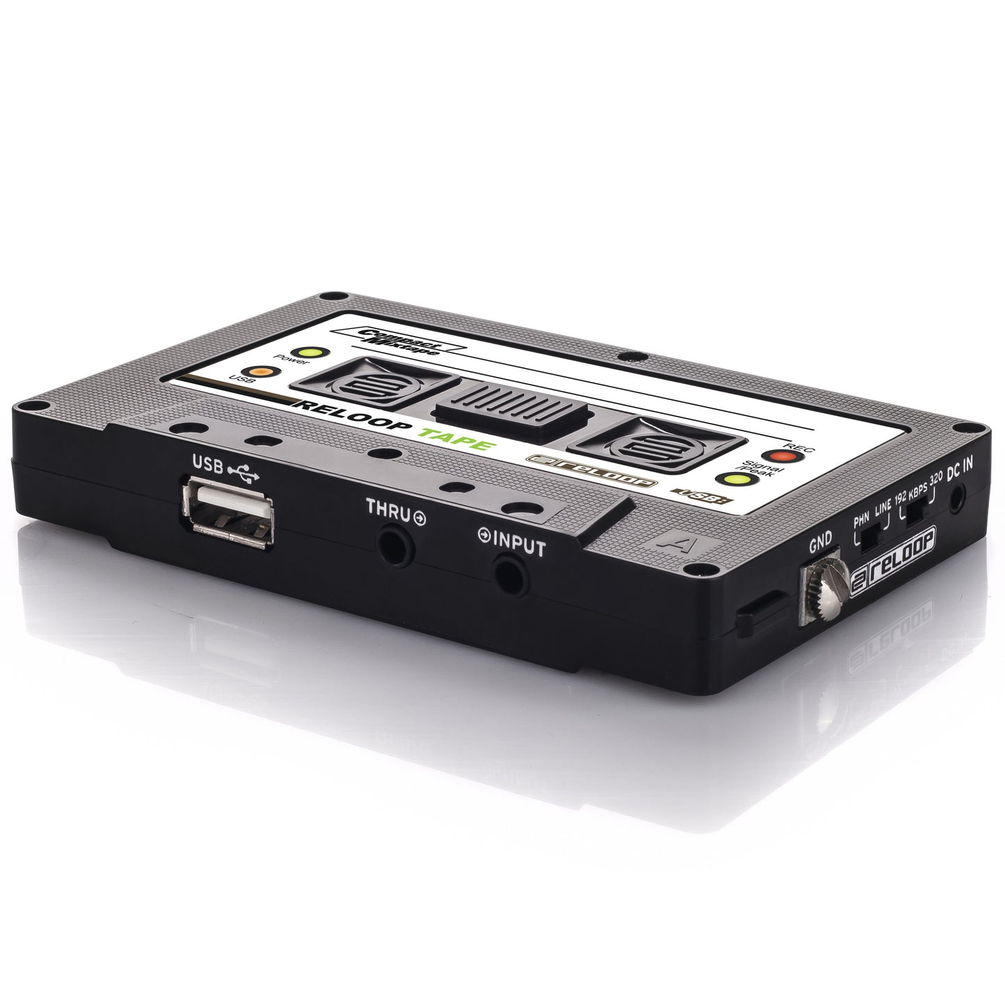 Reloop TAPE USB Mixtape Audio Recorder Retro Cassette Look