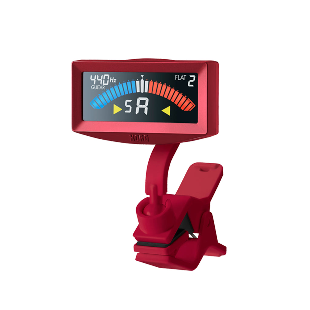 Korg Pitchcrow-G Clip-On Tuner, Metallic Red