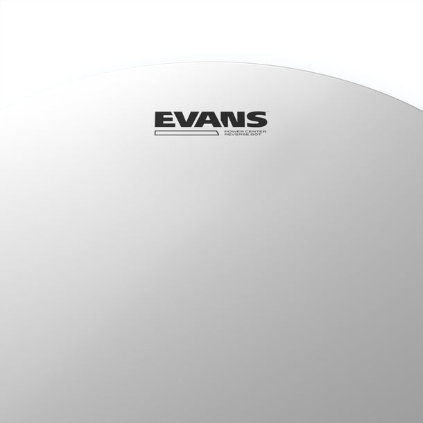 Evans Power Center Reverse Dot Snare Drum Head, 14 Inch