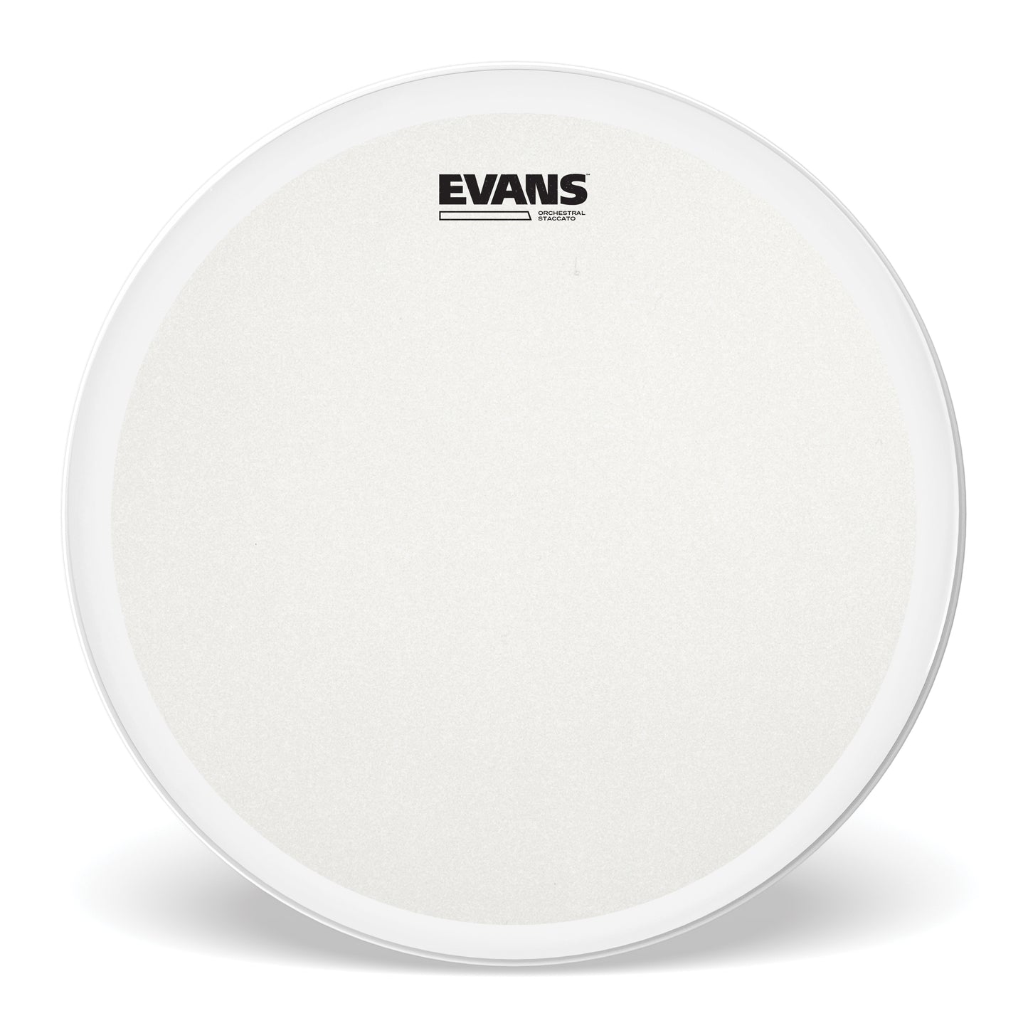 Evans Orchestral Stacatto Coated White Snare Drum Head, 14 Inch