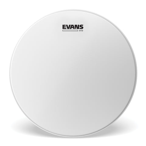 Evans G12 Coated White Tom Drum Head, 15 Inch