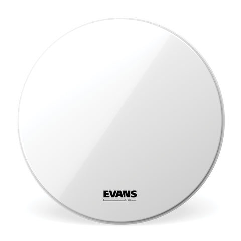 Evans EQ3 Resonant Smooth White Bass Drum Head, No Port, 16 Inch