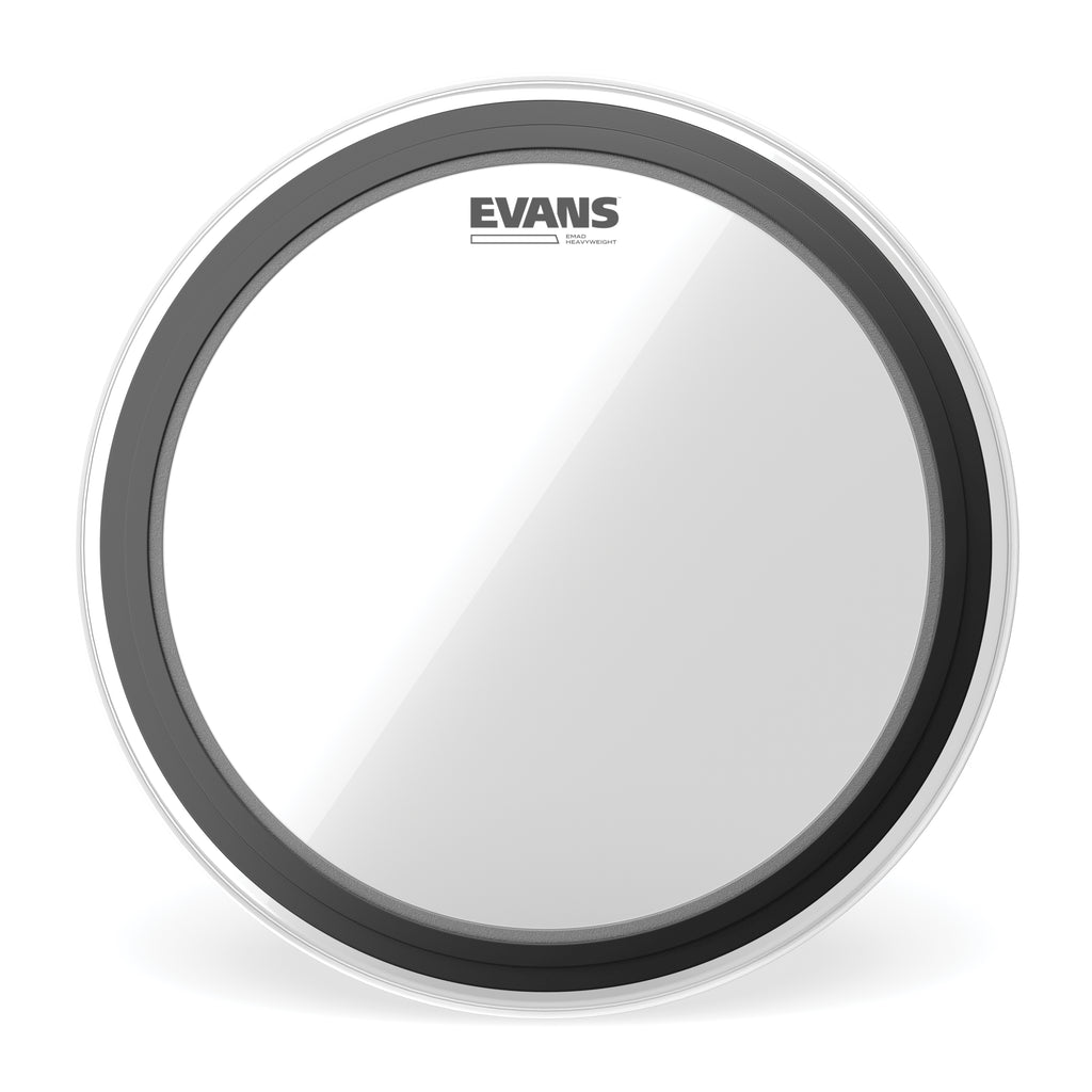 Evans EMAD Heavyweight Clear Bass Drum Head, 18 Inch