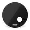 Evans EQ3 Resonant Black Bass Drum Head, 18 Inch