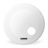 Evans EQ3 Resonant Coated White Bass Drum Head, 18 Inch