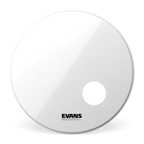 Evans EQ3 Resonant Smooth White Bass Drum Head, 18 Inch