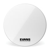Evans MS1 White Marching Bass Drum Head, 20 Inch