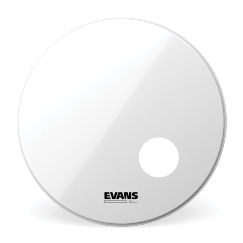 Evans EQ3 Resonant Smooth White Bass Drum Head, 20 Inch