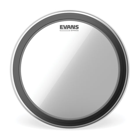 Evans EMAD2 Clear Bass Drum Head, 22 Inch