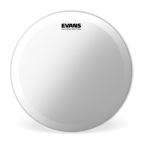 Evans EQ3 Clear Bass Drum Head, 22 Inch