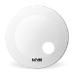 Evans EQ3 Resonant Coated White Bass Drum Head, 22 Inch