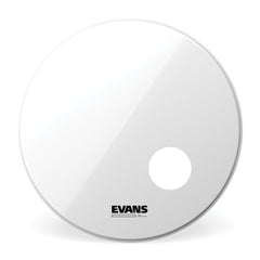 Evans EQ3 Resonant Smooth White Bass Drum Head, 22 Inch