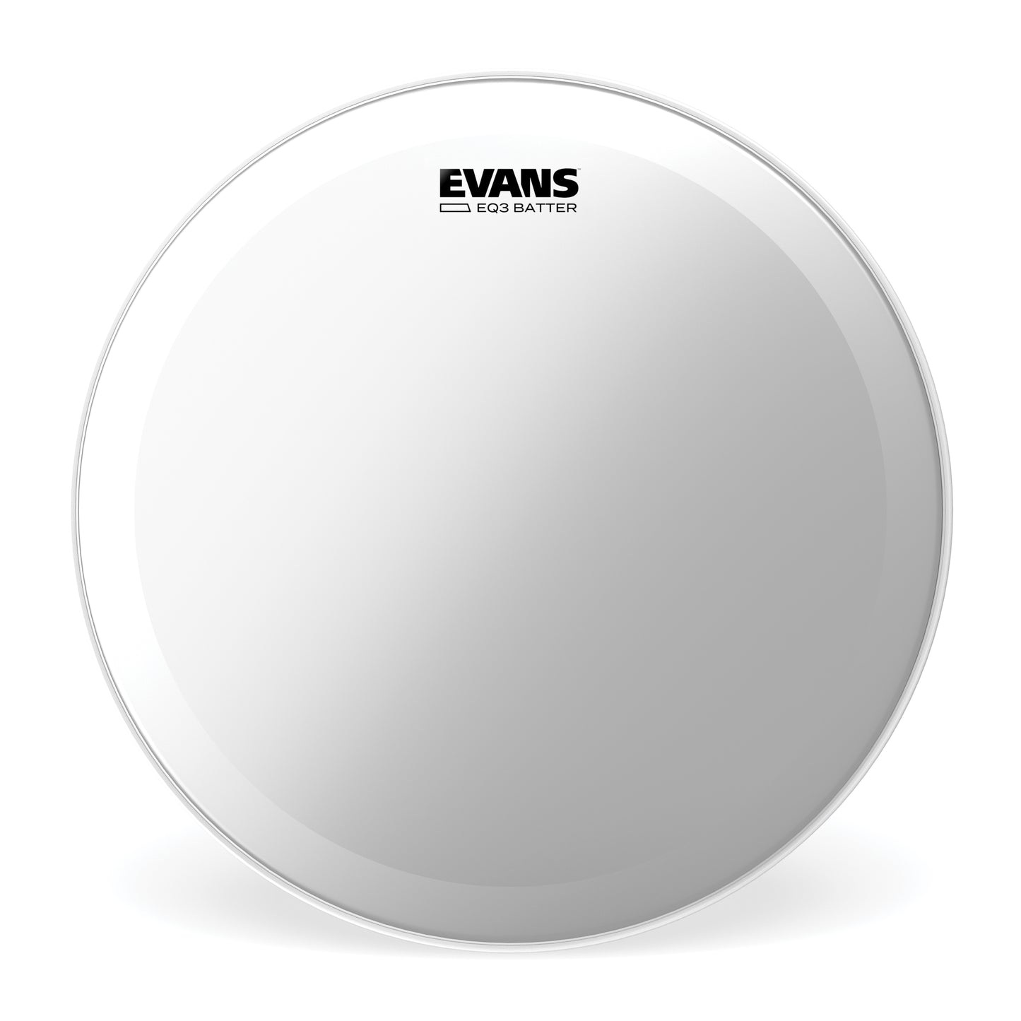 Evans EQ3 Clear Bass Drum Head, 24 Inch
