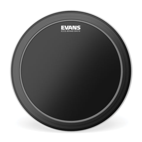 Evans EMAD Onyx Bass Drum Head, 26 Inch