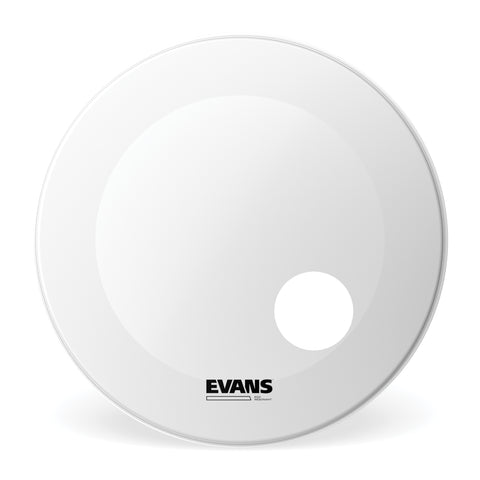 Evans EQ3 Resonant Coated White Bass Drum Head, 26 Inch